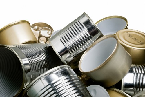 Man and van crew handling office strip-out waste